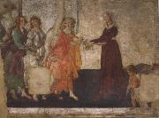 Venus and the Graces offering gifts to a youg woman